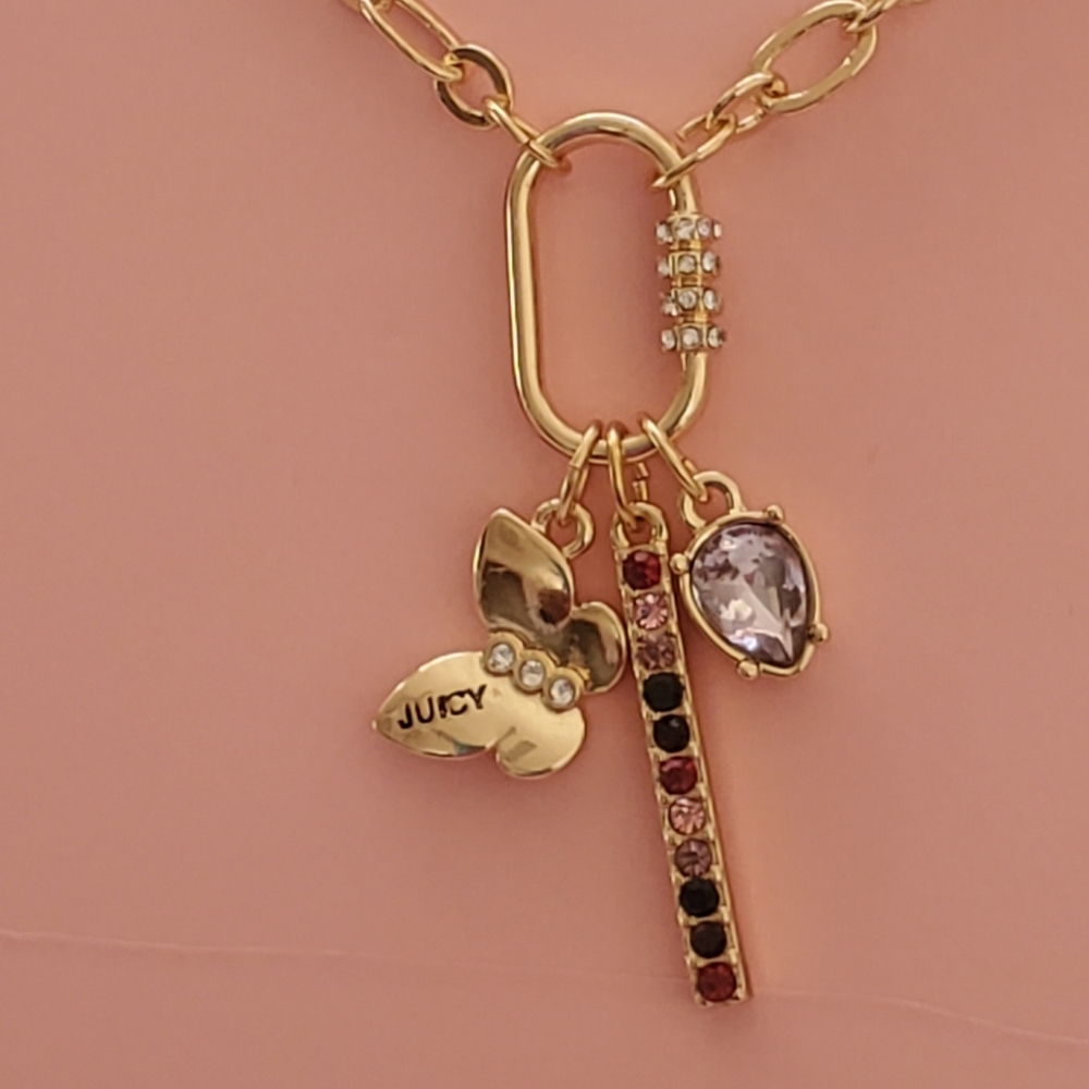 Juicy Couture Charmed Butterfly Necklace 🦋 - Picture 7 of 10